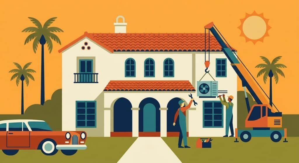 AC installation for historic Florida homes
