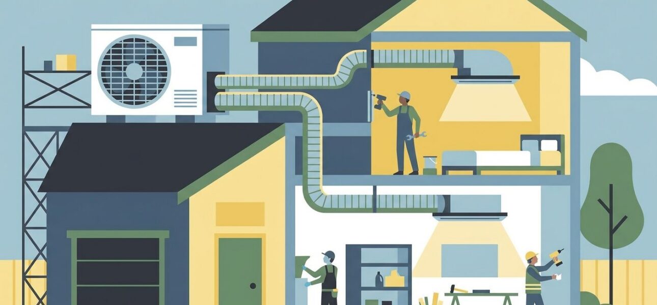 AC installation for whole-home renovations