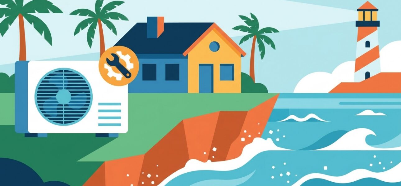 AC maintenance for coastal homes with salt air exposure