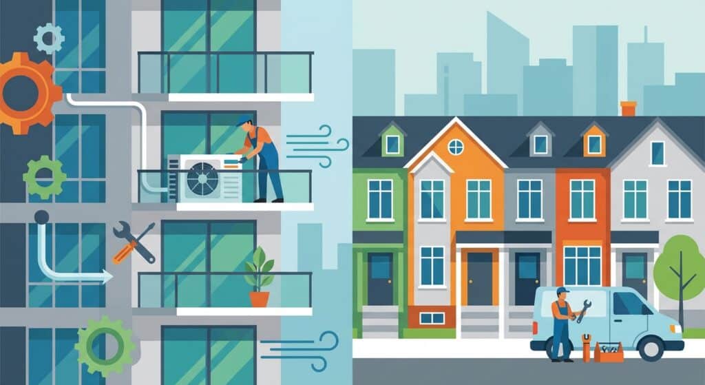 AC repair for condos and townhomes