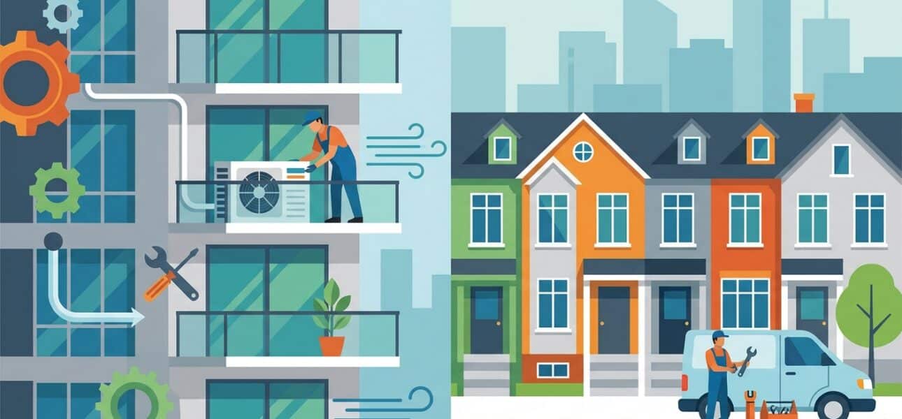 AC repair for condos and townhomes