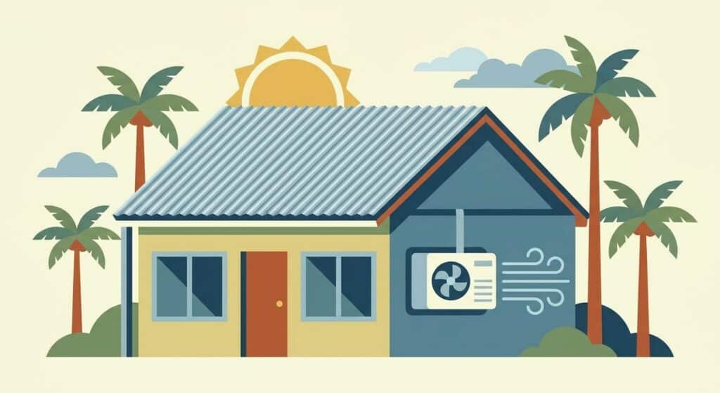 AC solutions for Florida homes with metal roofs