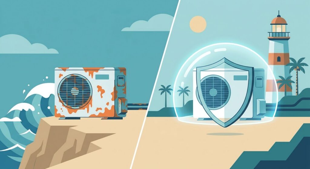Best AC brands for saltwater coastal corrosion resistance