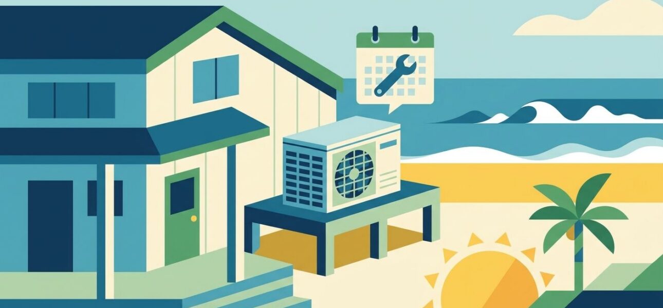 Best AC maintenance schedule for coastal homes