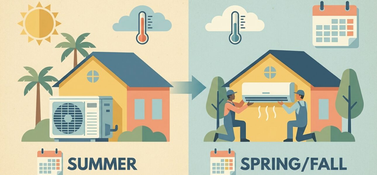 Best time of year for AC replacement in Florida