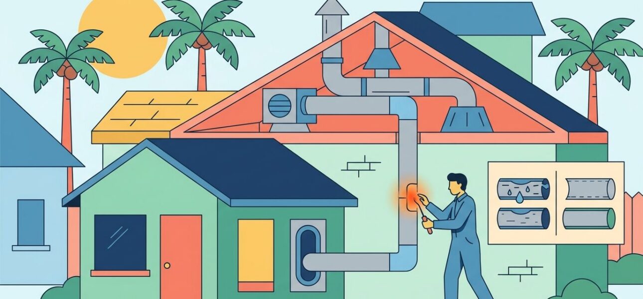 Duct repair and sealing for South Florida homes