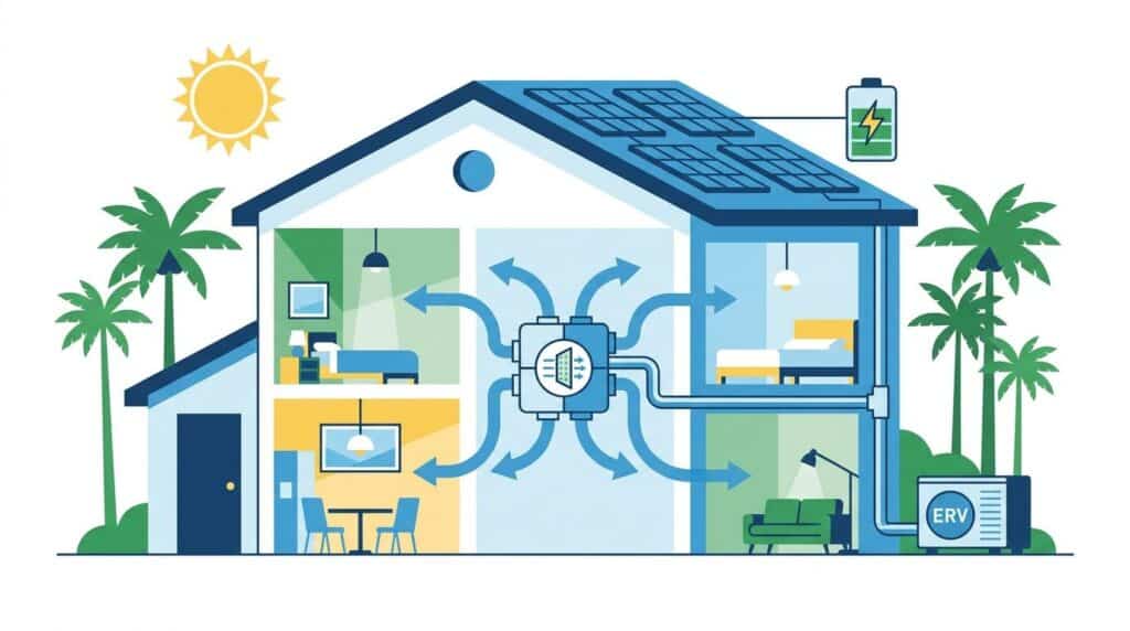 Fresh air ventilation systems for energy-efficient Florida homes