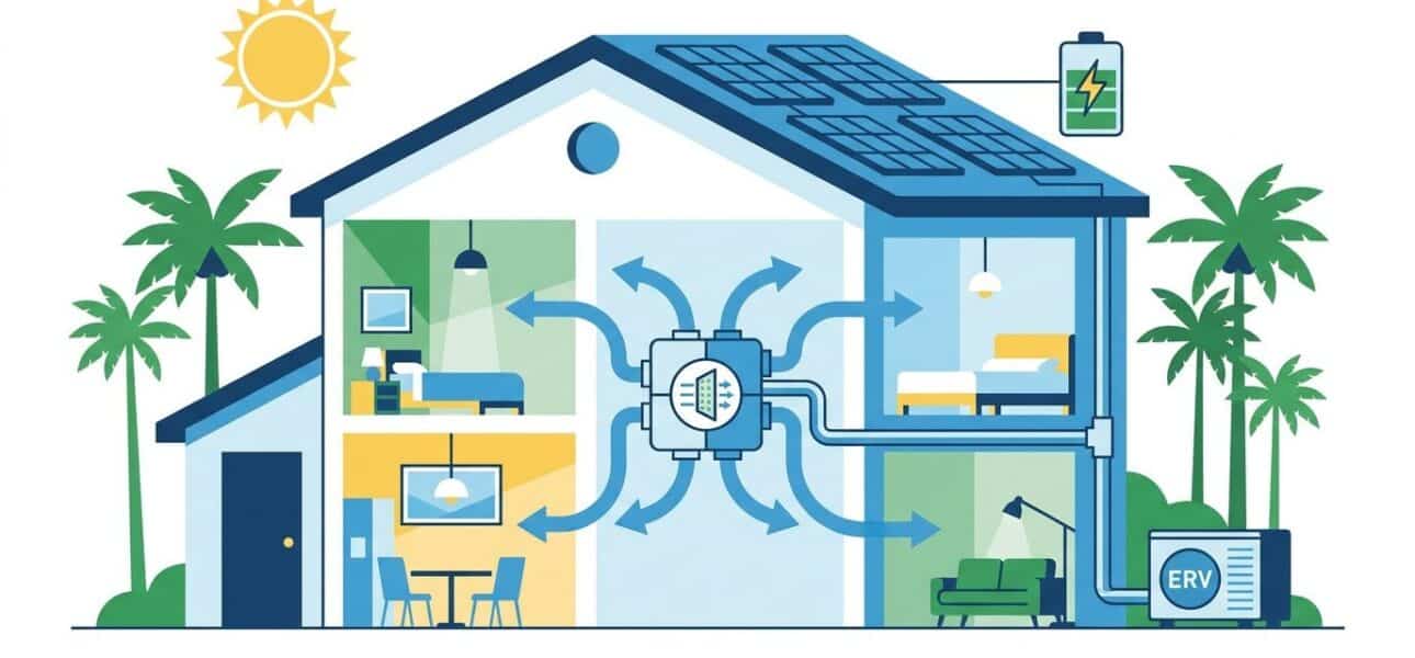 Fresh air ventilation systems for energy-efficient Florida homes