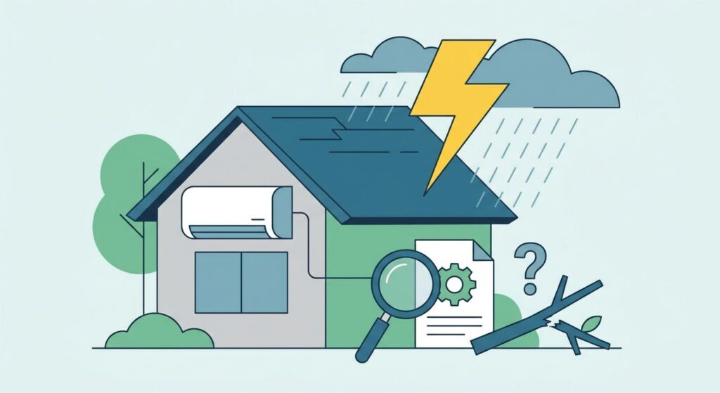 How to check if your AC warranty covers storm damage