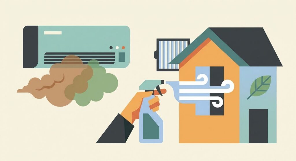 How to get rid of musty AC smells in your home