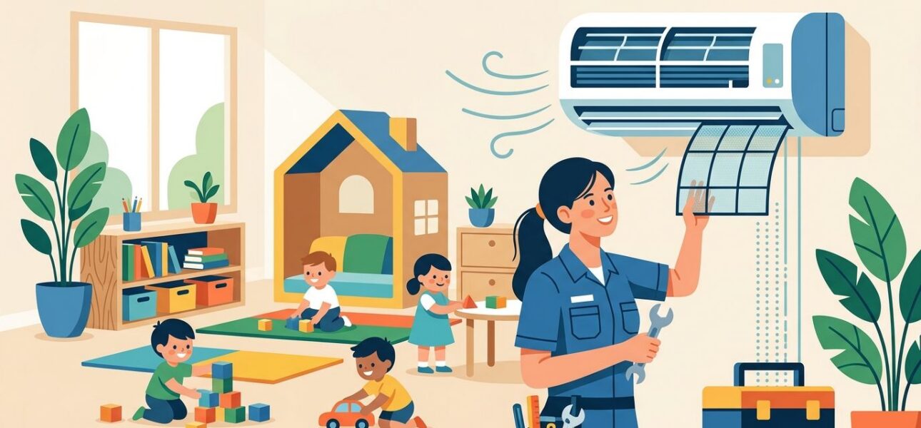AC maintenance for home daycares and in-home businesses