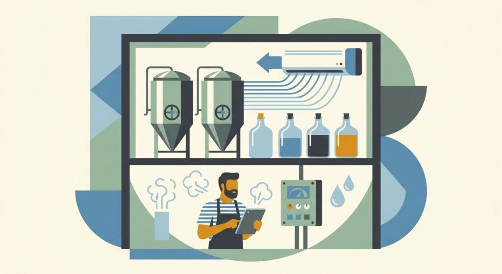 AC solutions for home breweries and fermentation rooms