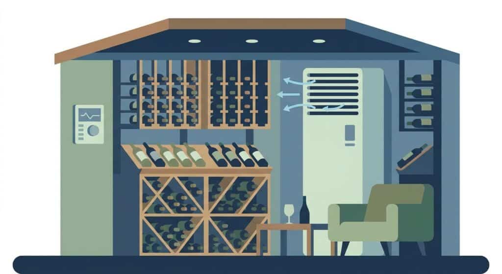 AC solutions for home wine rooms and climate storage