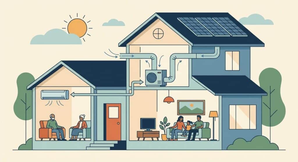 AC solutions for in-law suites and multigenerational homes