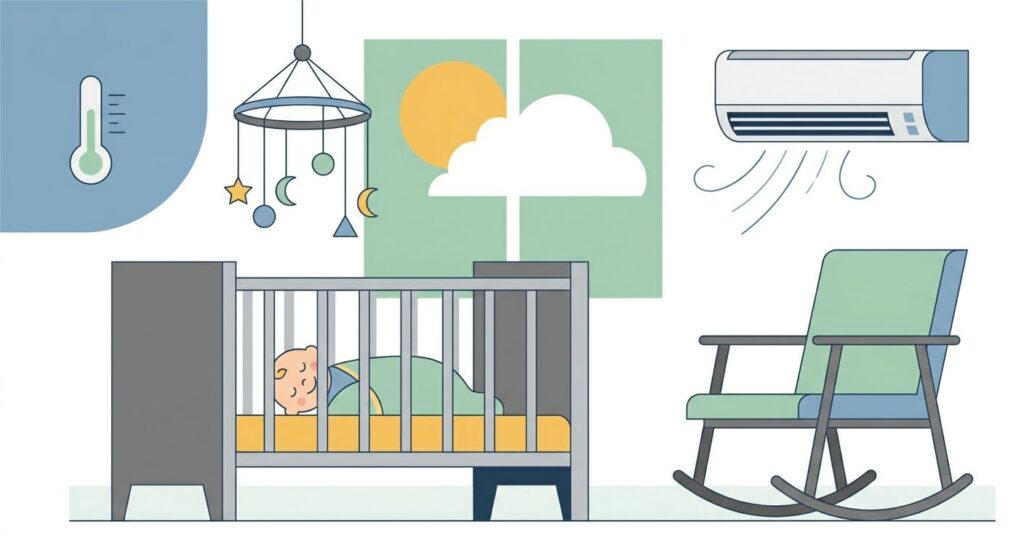 AC solutions for newborn nurseries and baby rooms