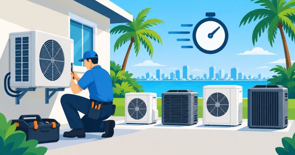 Best AC brands ranked by installation speed in South Florida