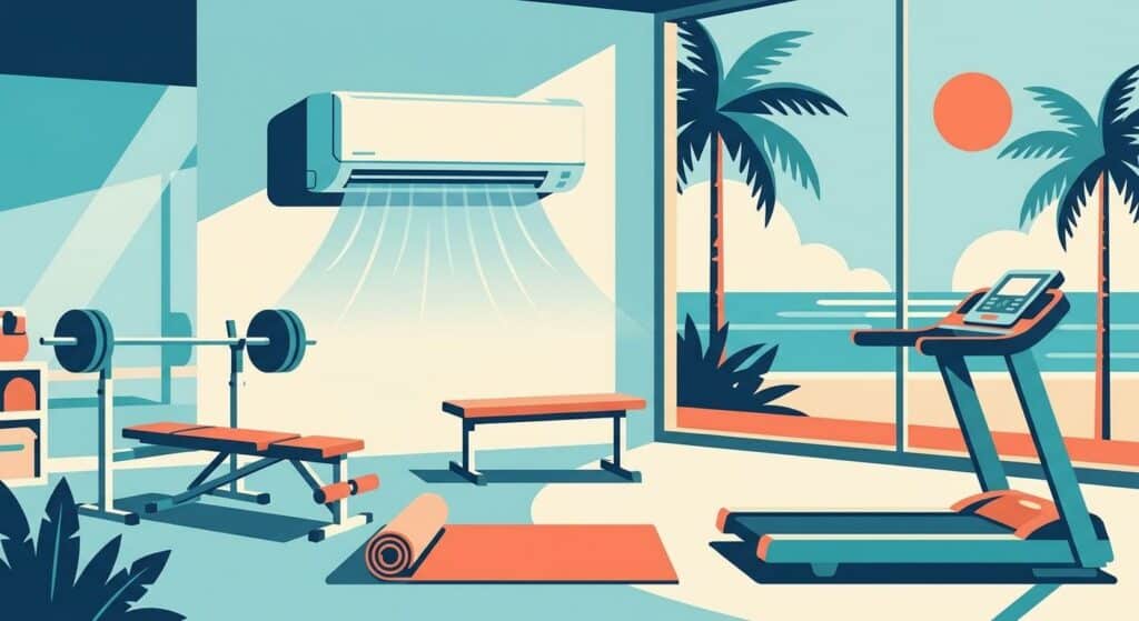 Best AC setup for home gyms in South Florida
