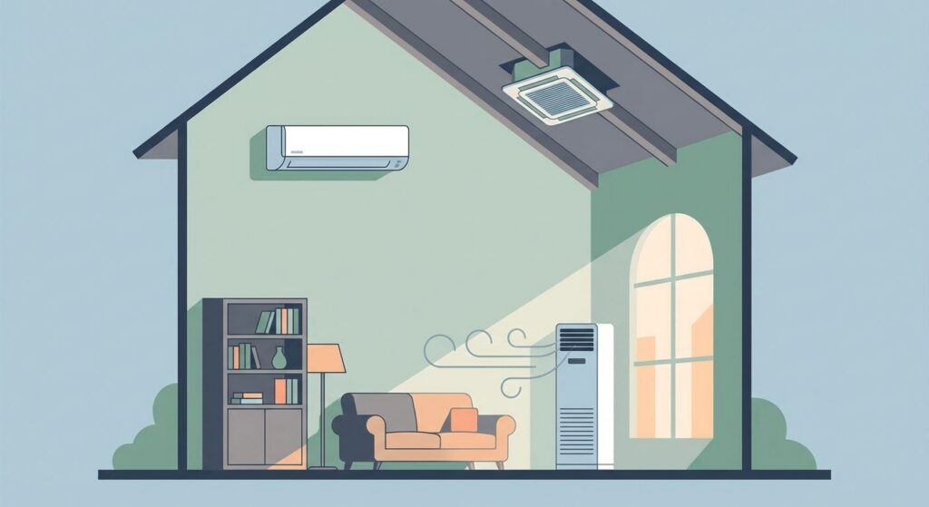 Best AC systems for homes with high ceilings