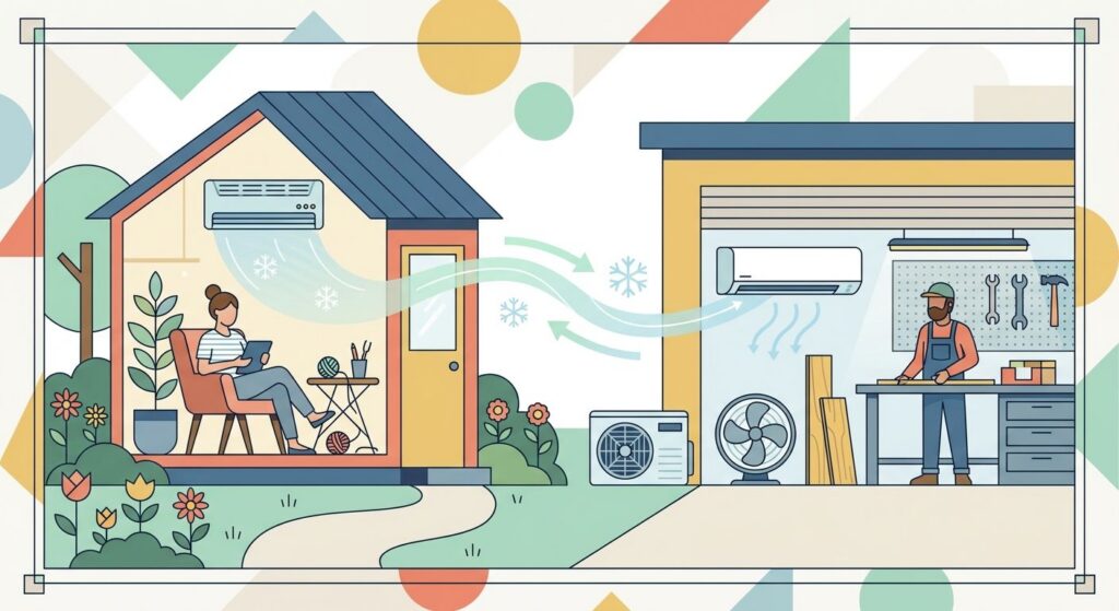 Best cooling options for she-sheds and home workshops