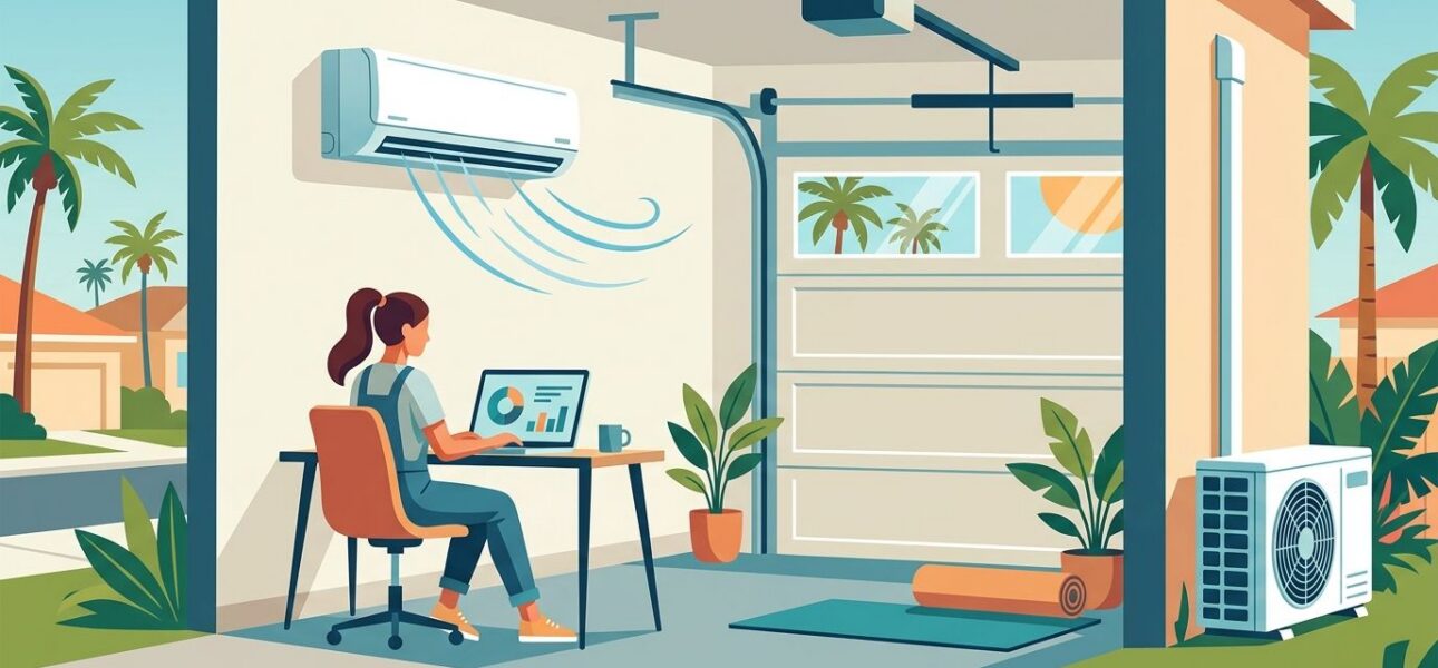 Best ductless mini-split brands for Florida garage conversions