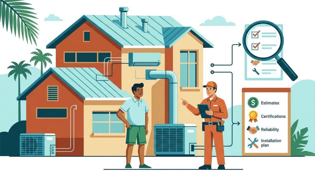 How to choose an HVAC contractor for a multi-system Florida home