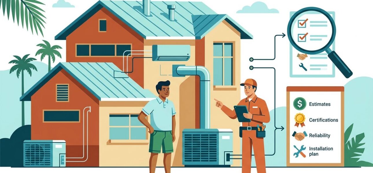 How to choose an HVAC contractor for a multi-system Florida home