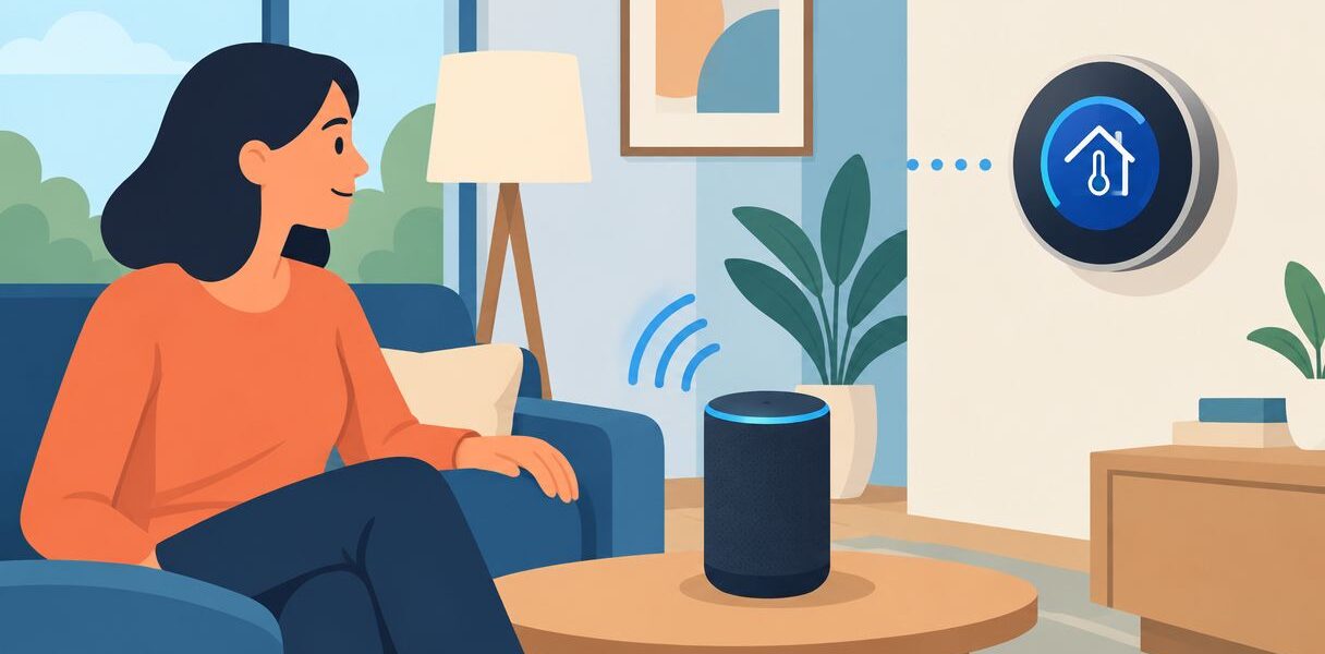 How to connect a smart thermostat to Amazon Alexa