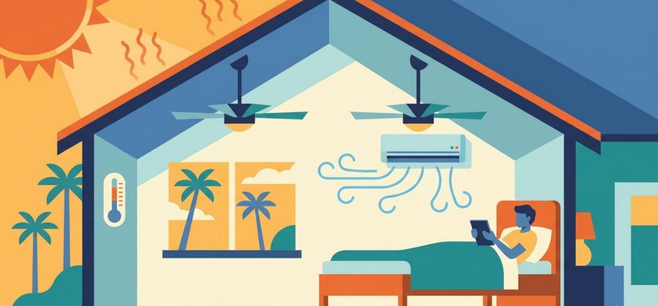 How to cool a converted attic bedroom in Florida