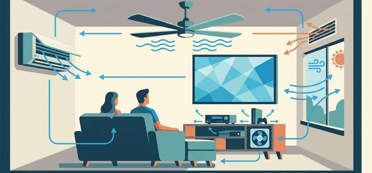 How to cool a home theater or media room efficiently