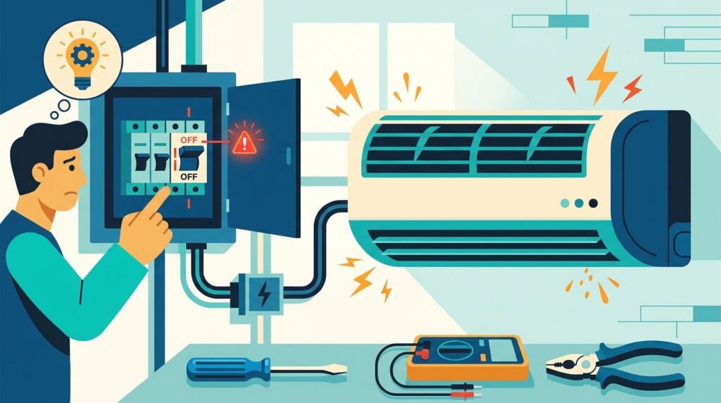 How to fix an AC unit that keeps tripping the breaker