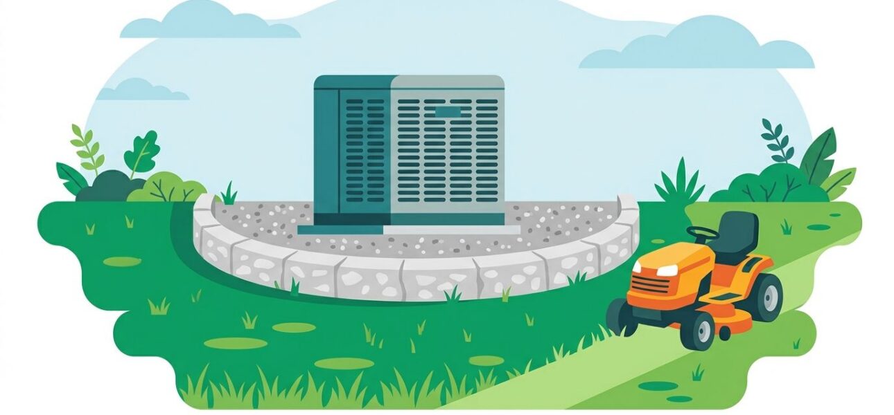 How to protect your outdoor AC unit from lawn equipment