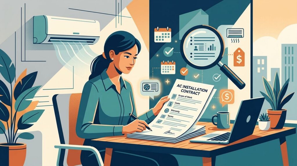 How to read your AC installation contract before signing