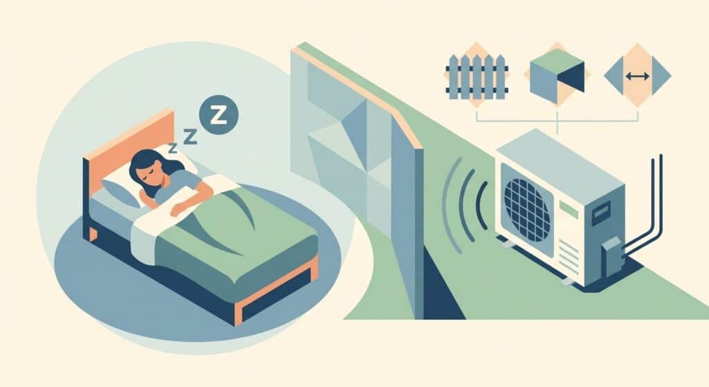 How to reduce outdoor AC unit noise for light sleepers