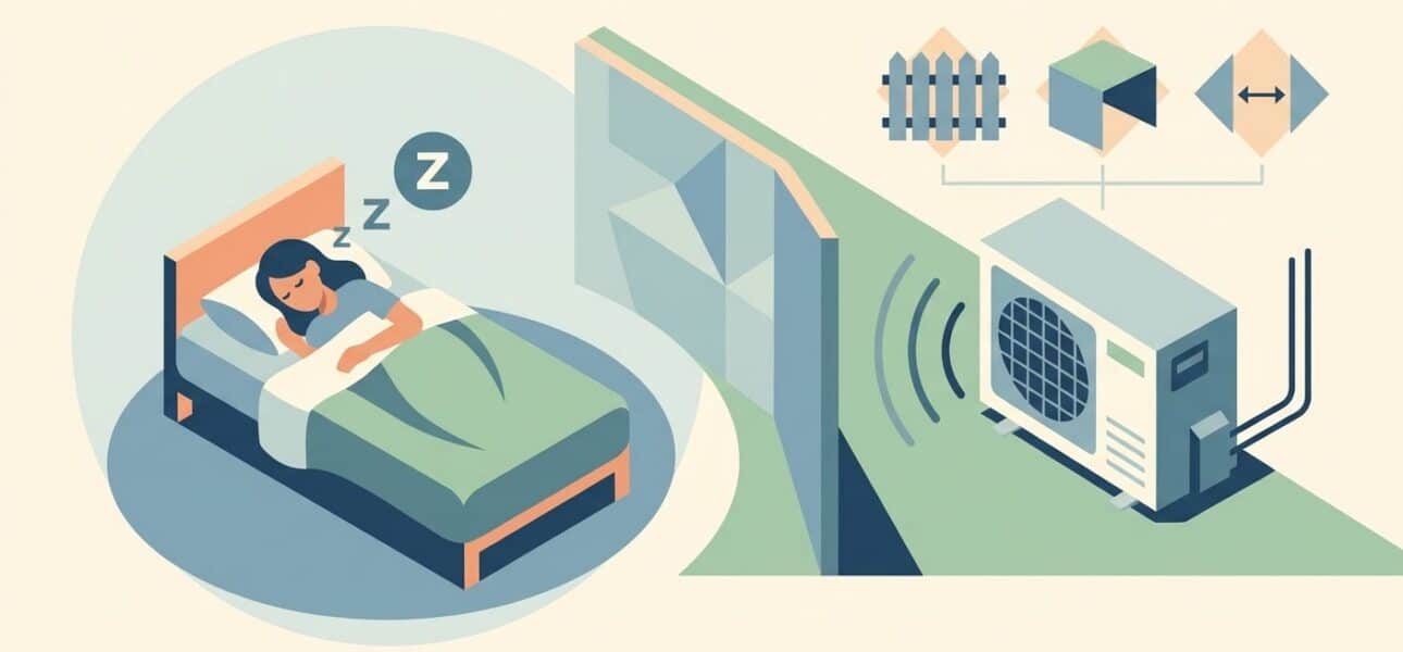 How to reduce outdoor AC unit noise for light sleepers