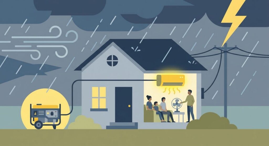 How to run your AC during a hurricane power outage