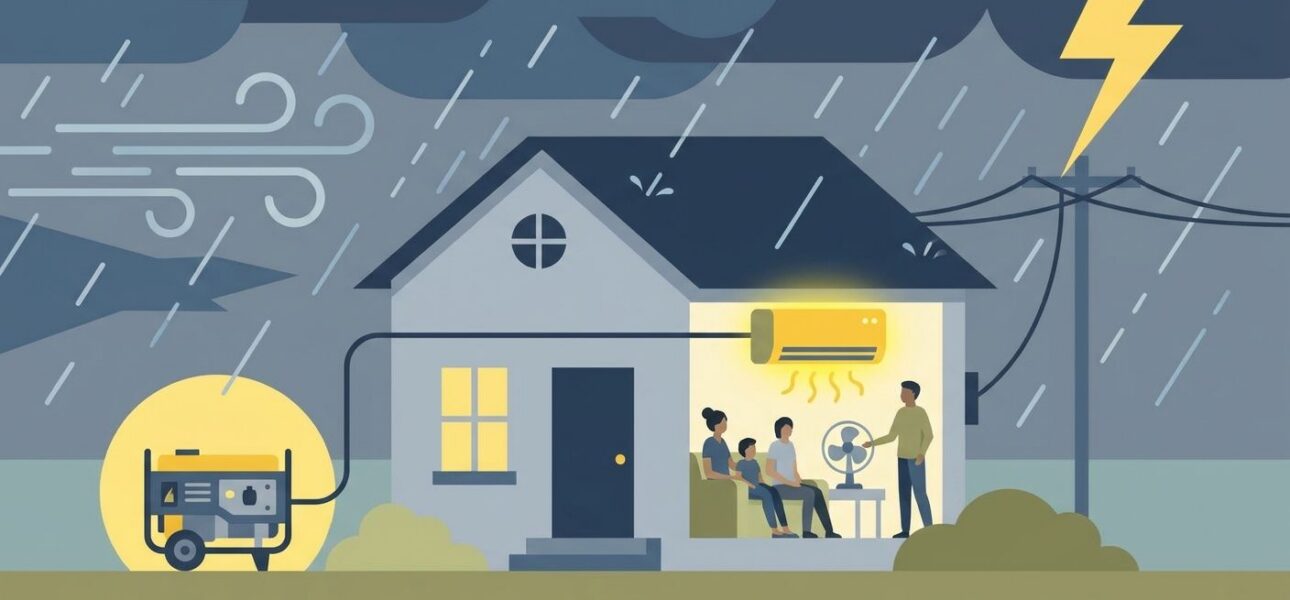 How to run your AC during a hurricane power outage