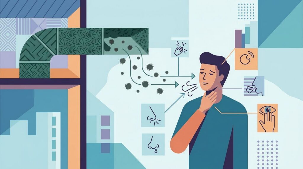How to tell if ductwork mold is affecting your health