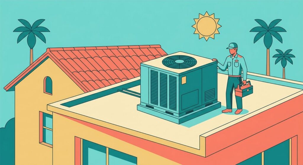 Package unit AC repair for South Florida homes