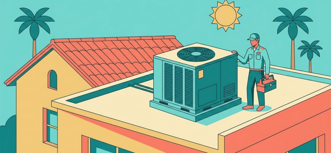 Package unit AC repair for South Florida homes