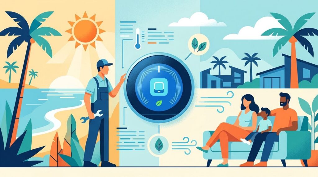 Smart thermostat installation for South Florida homes