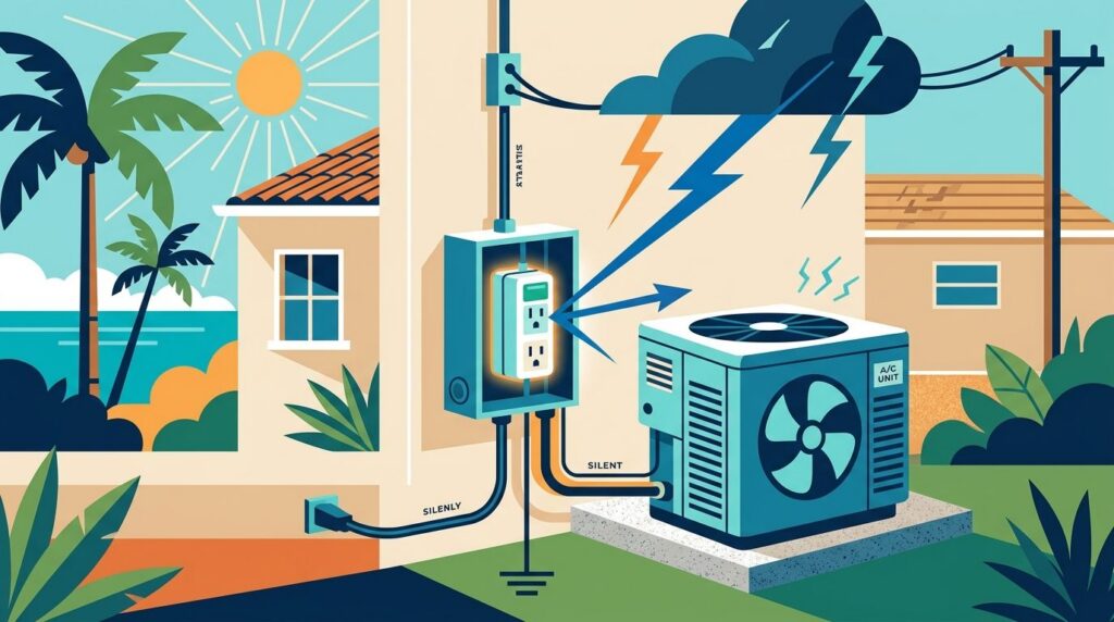 Surge protectors for AC units in Florida homes