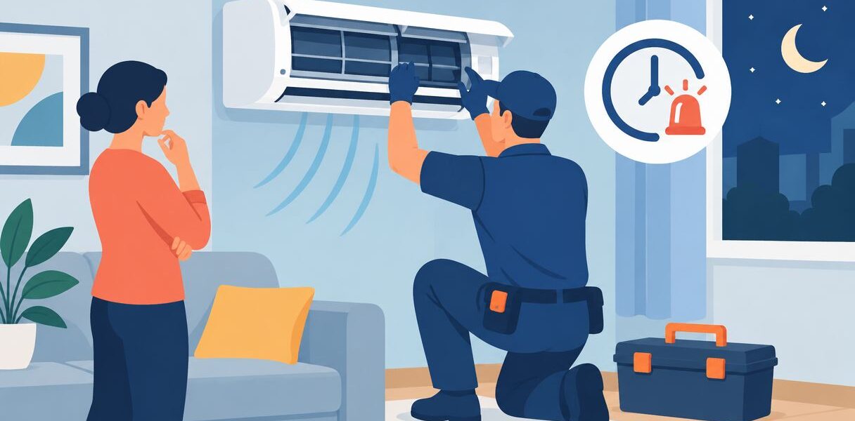 How much does emergency weekend AC repair cost?