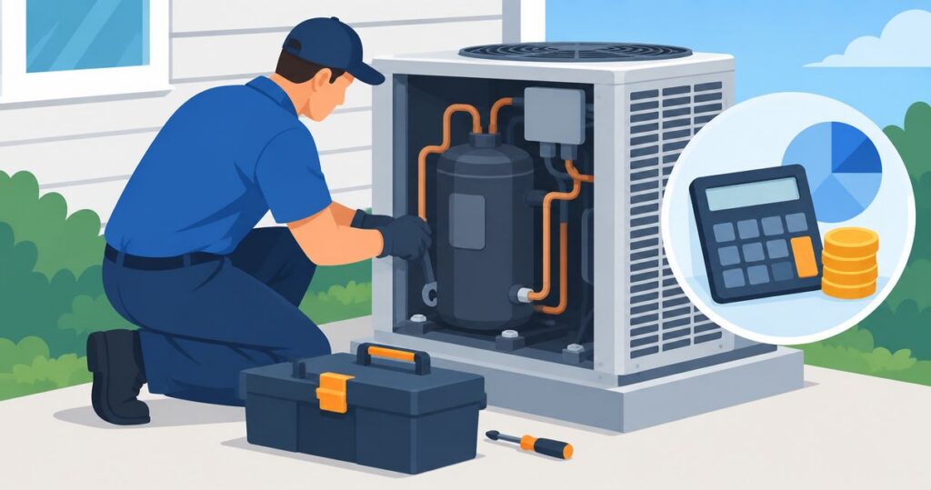 How much does it cost to replace an AC compressor?