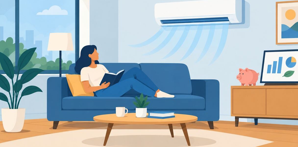 How much does it cost to run central AC all day?
