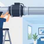 How to connect a duct booster fan to fix uneven cooling
