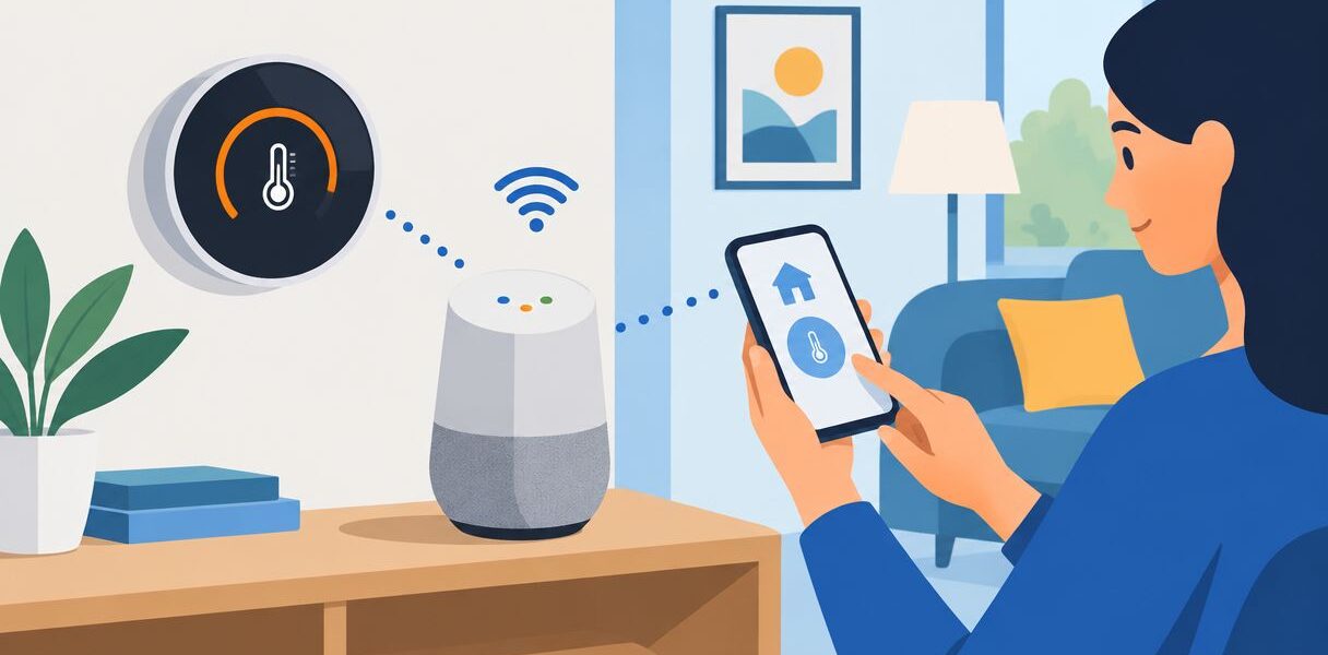 How to connect a smart thermostat to Google Home