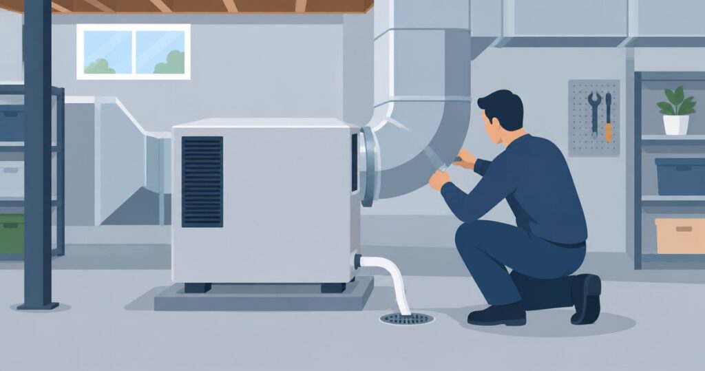 How to connect a whole-home dehumidifier to your ductwork