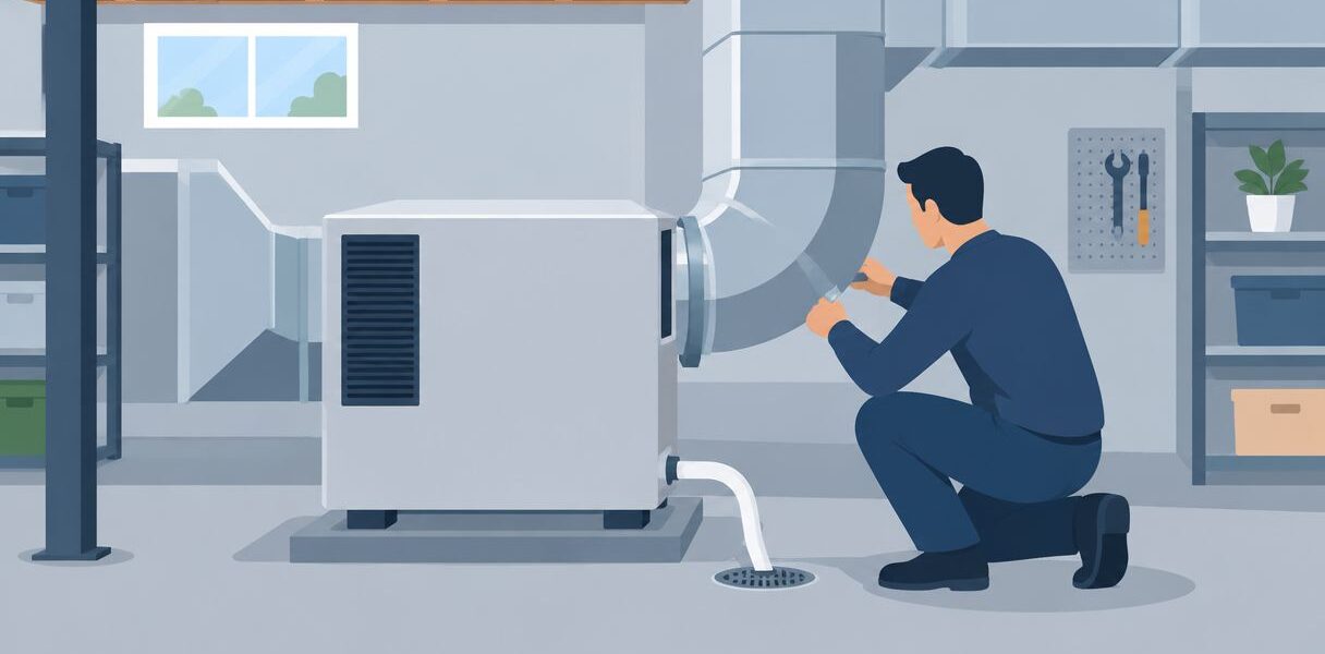 How to connect a whole-home dehumidifier to your ductwork